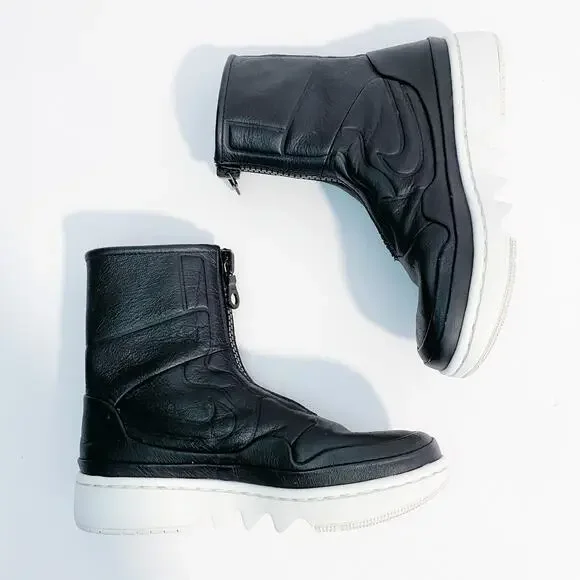 Air Jordan AJ 1 Jester XX Black Zip Sneakers - Picture 7 of 12